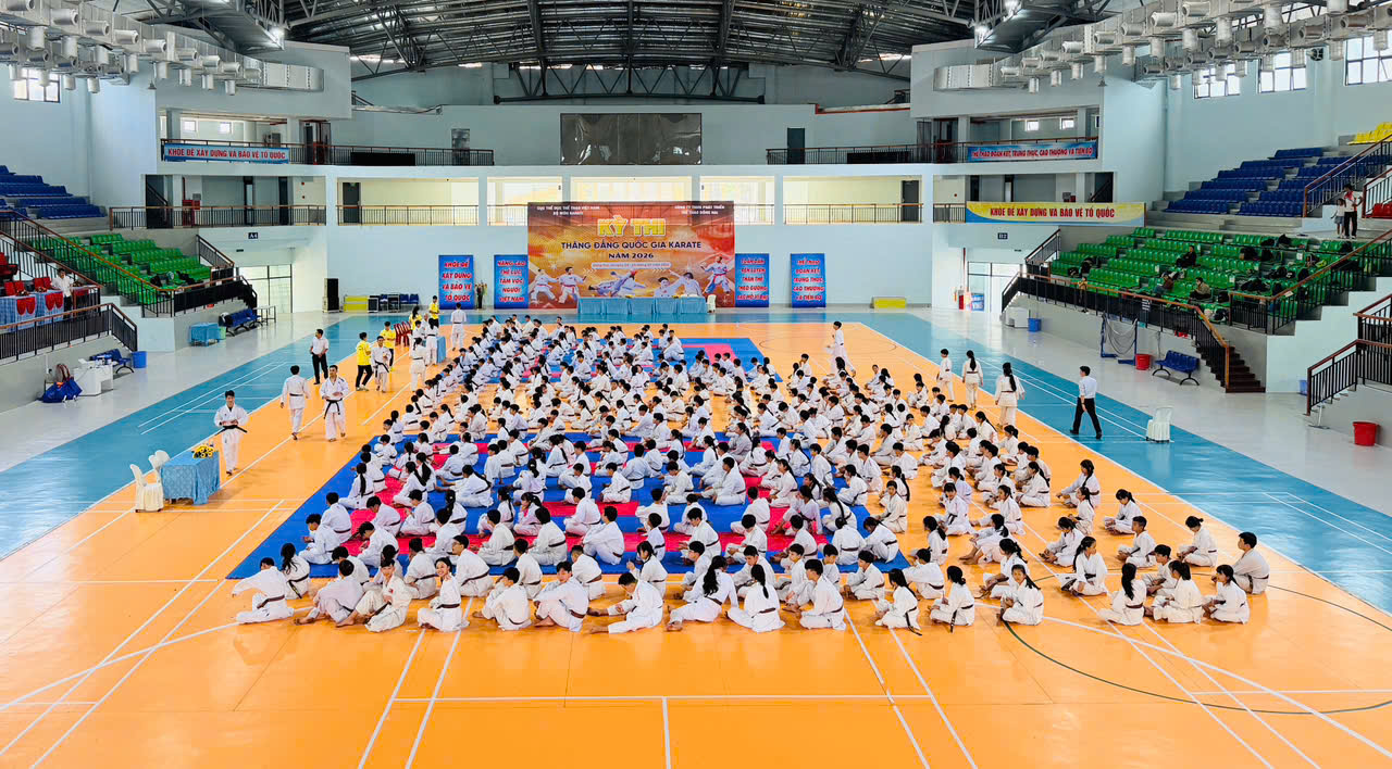 Gần 360 võ sinh có mặt tại Đồng Nai tham gia 